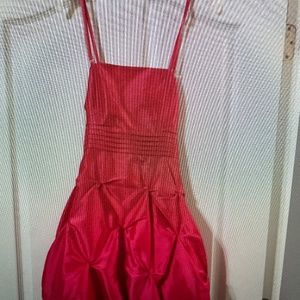 Hot Pink Homecoming Dress